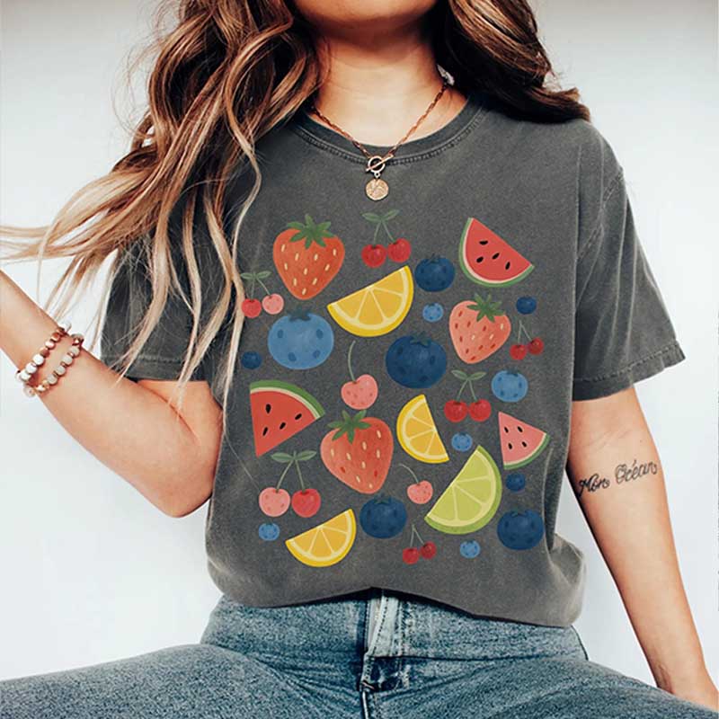 Summer Fruit Time Tropical Vacation T-Shirt