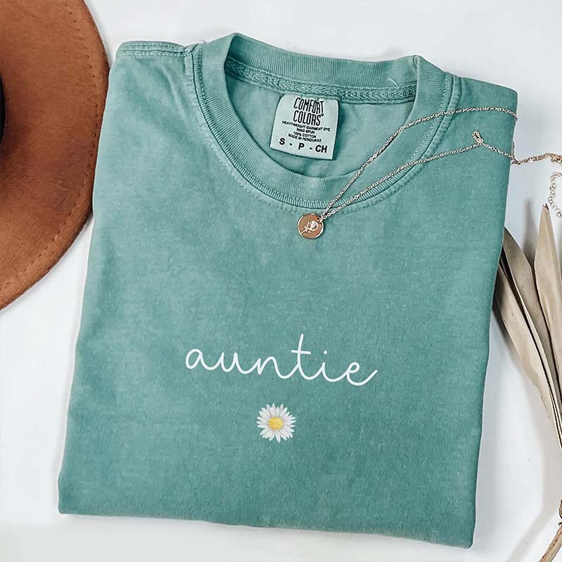 Comfort Colors Favorite Auntie Daisy T-Shirt