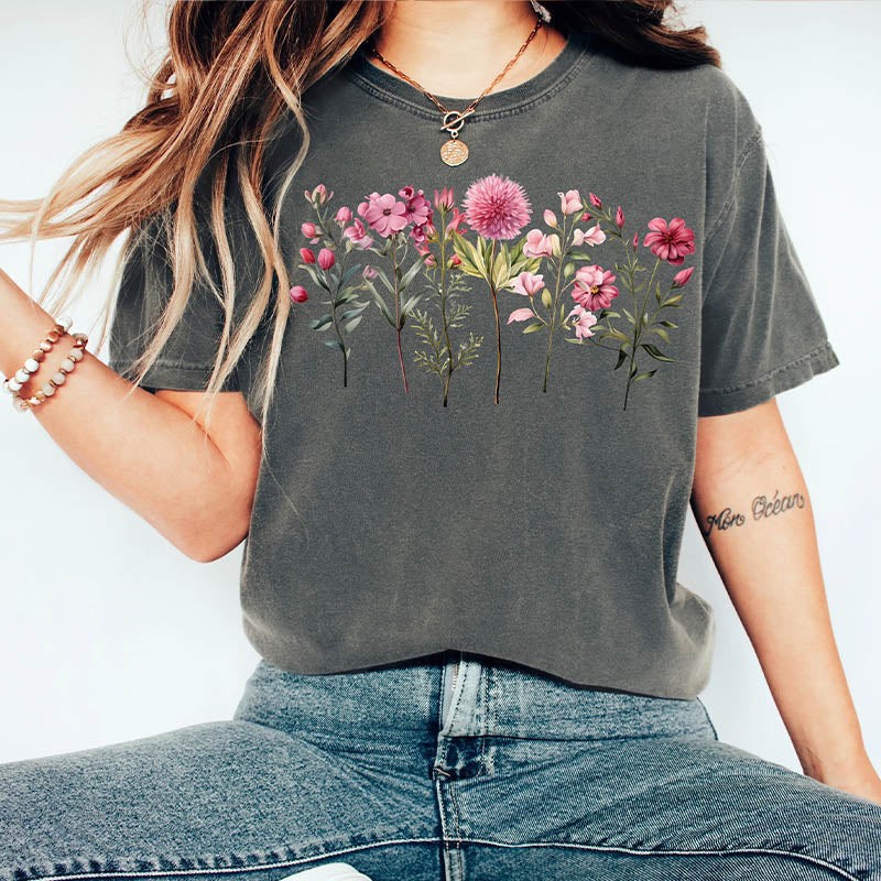 Spring Wildflower Botanical T-Shirt