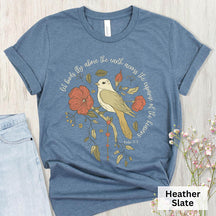 Inspirational Saying Religious Bird T-Shirt