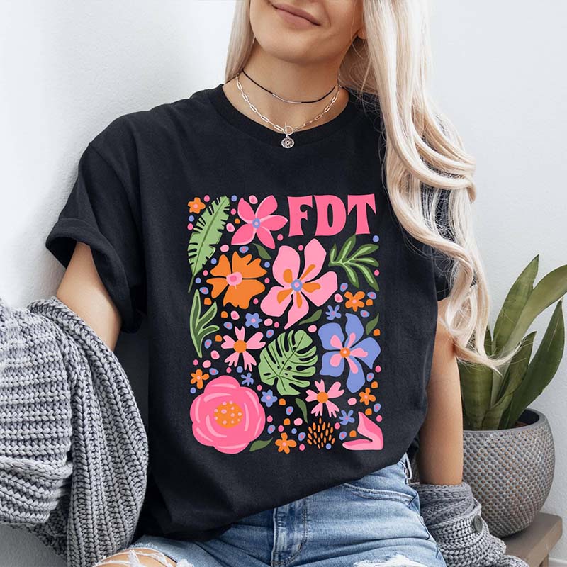 Subtle Anti Trump Protest Flower T-Shirt