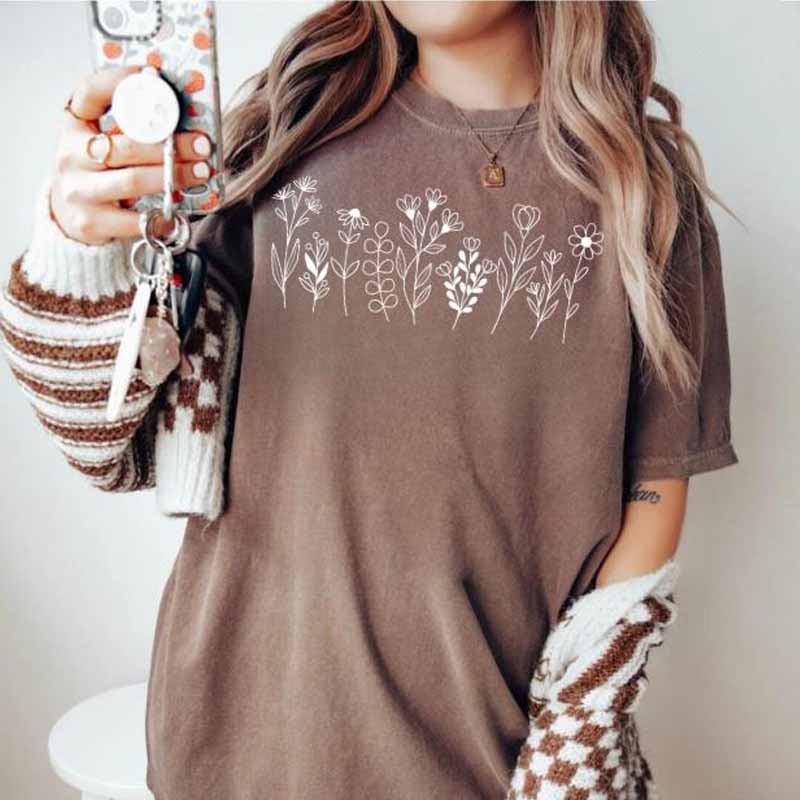 Wildflower Bouquet Flower Nature T-Shirt
