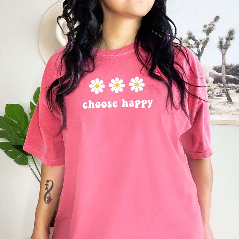 Choose Happy Daisy T-Shirt