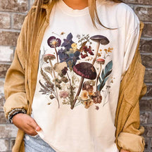 Dried Mushrooms Flowers T-Shirt