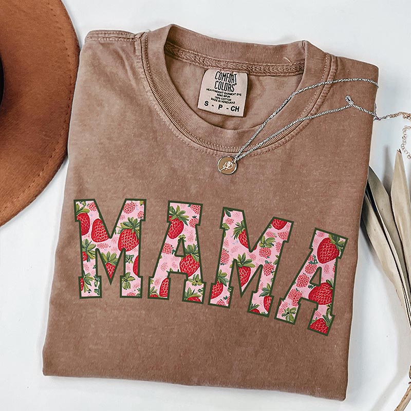 Strawberry Mama Mothers Day T-Shirt