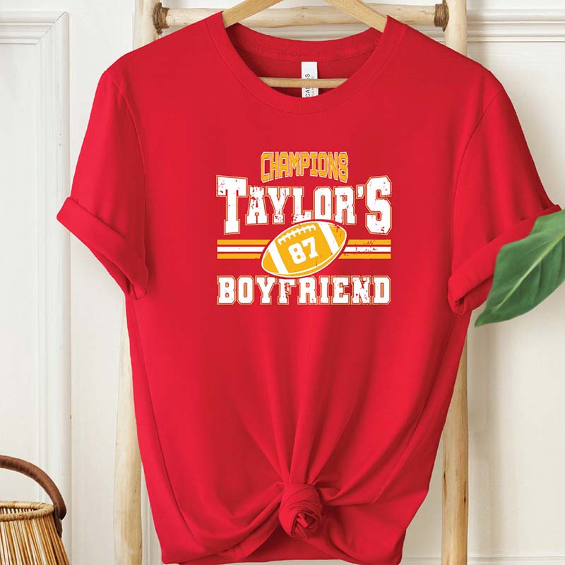 Go Boyfriend Funny Football T-shirt
