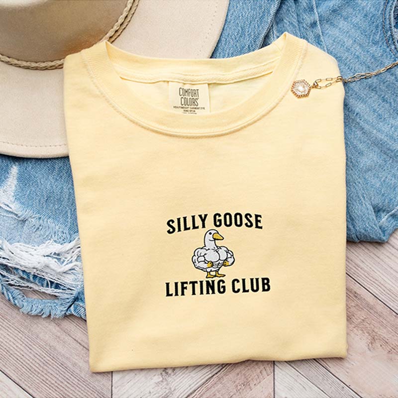 Workout Silly Goose Powerlifting T-Shirt