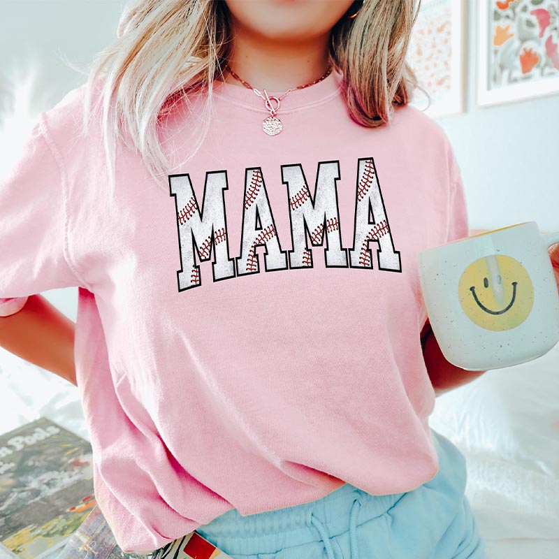 Cute Baseball Mama T-Shirt