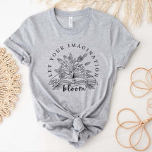 Let Your Imagination Bloom Bookworm T-Shirt