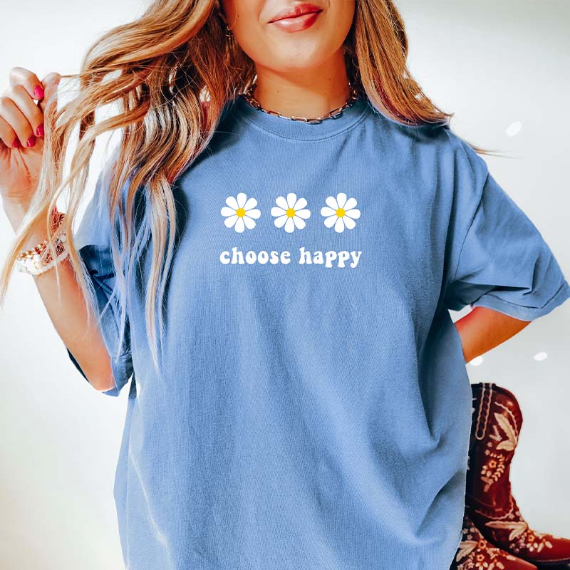 Choose Happy Daisy T-Shirt