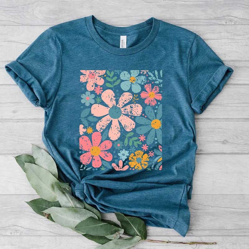 Boho Wildflowers Boho Summer T-Shirt