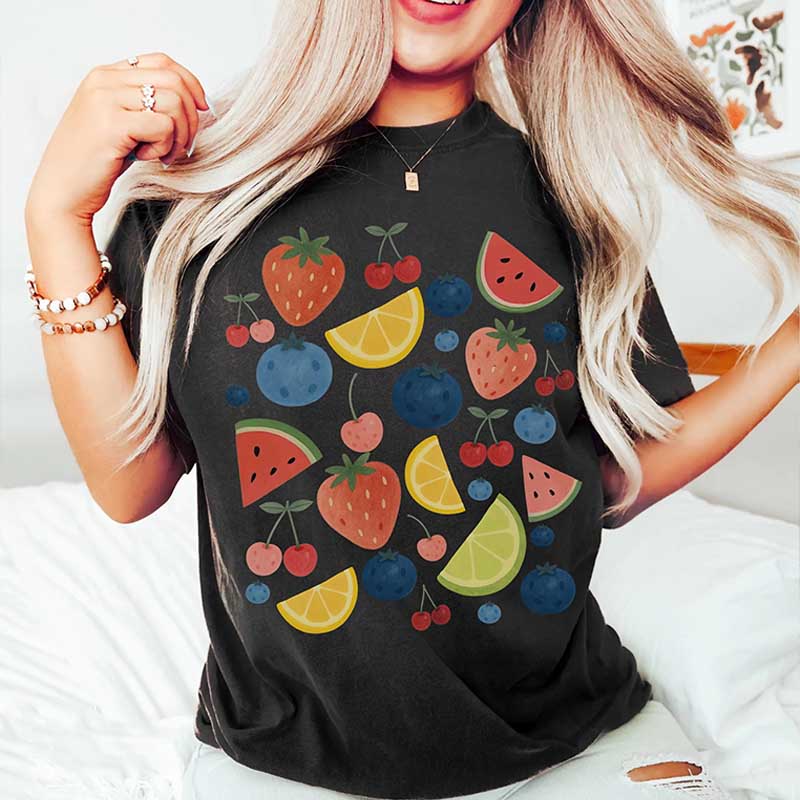 Summer Fruit Time Tropical Vacation T-Shirt