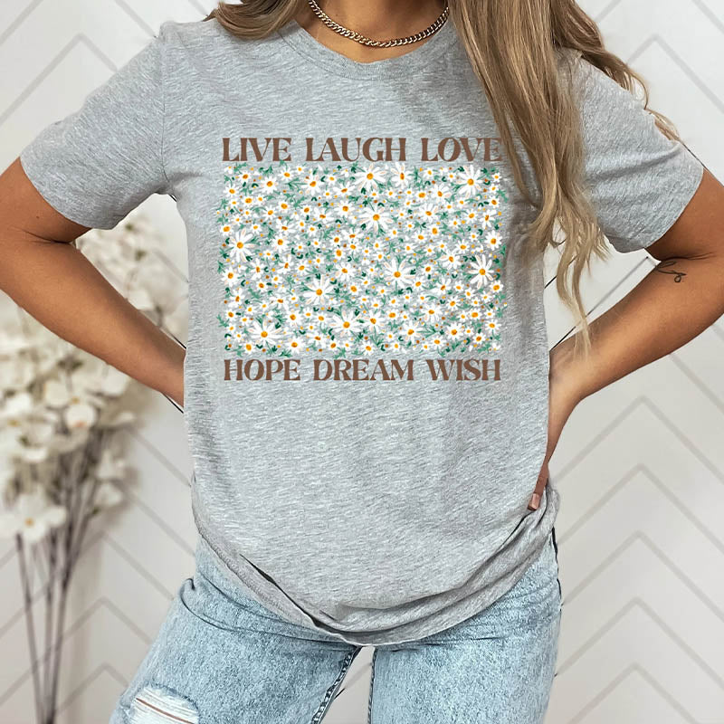 Aesthetic Wildflower Positive T-Shirt