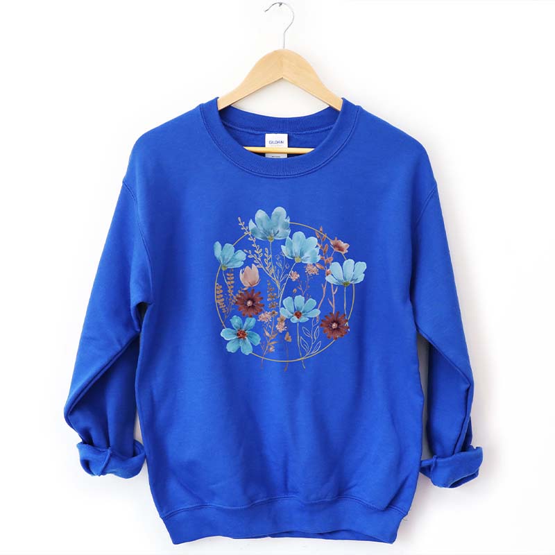 Botanical Flowers Lover Sweatshirt