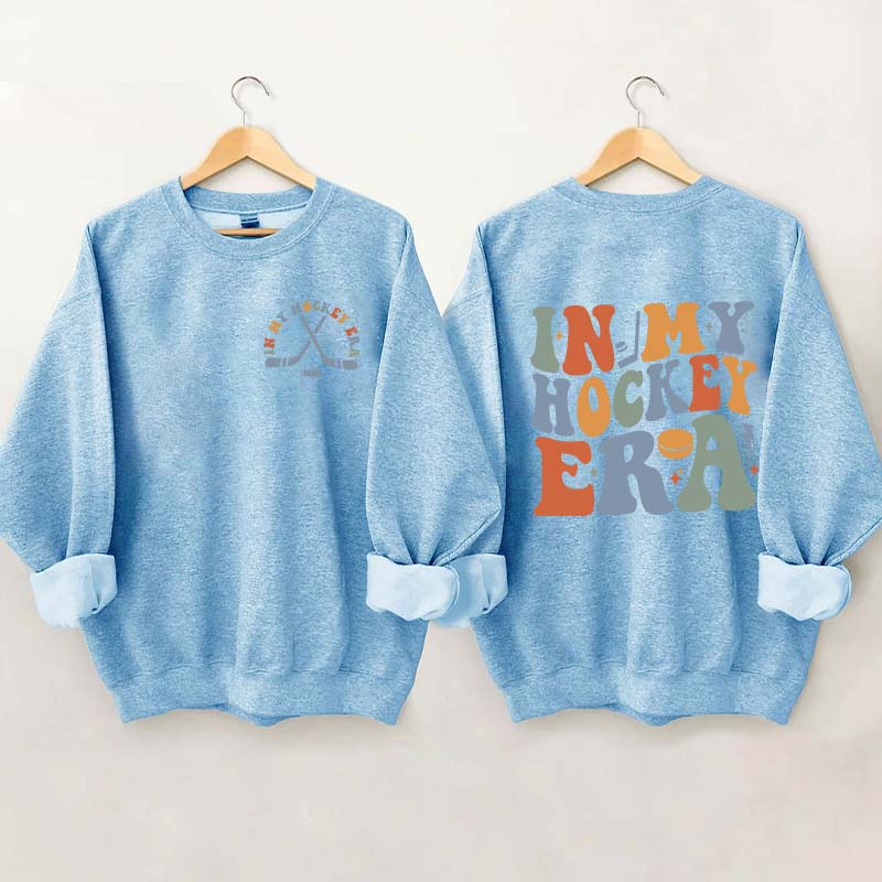 In My Hockey Mom Era Mama Sweatshirt