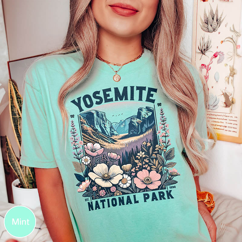 Yosemite Wildflower National Park T-Shirt