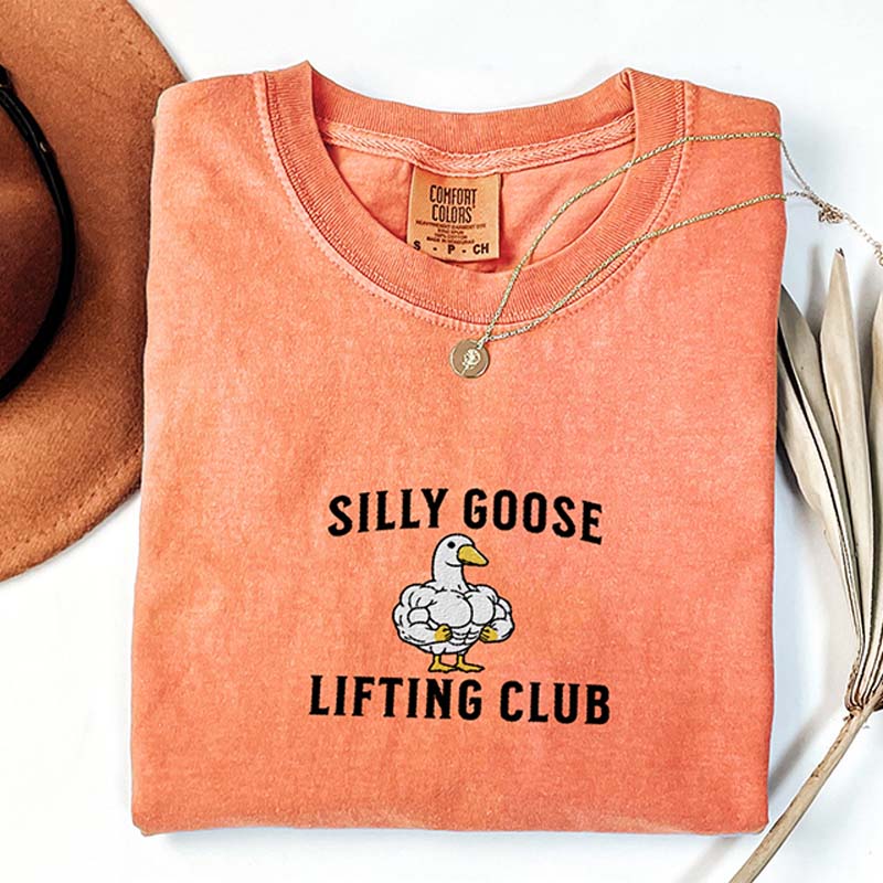 Workout Silly Goose Powerlifting T-Shirt