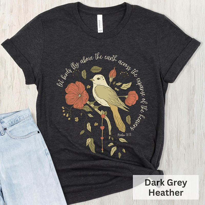 Inspirational Saying Religious Bird T-Shirt