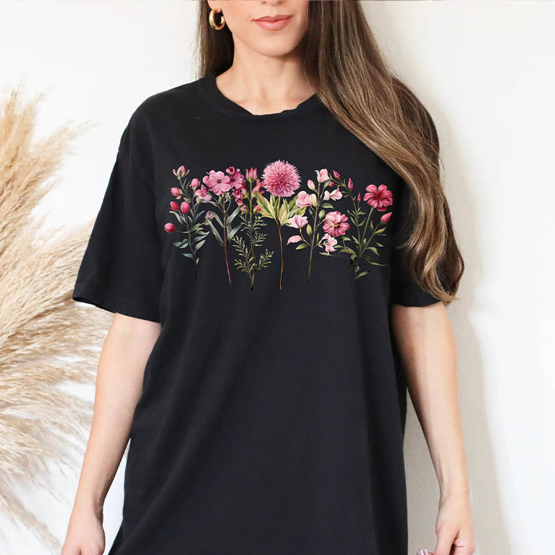 Spring Wildflower Botanical T-Shirt