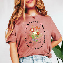 Bible Verse Wildflower Christian T-Shirt