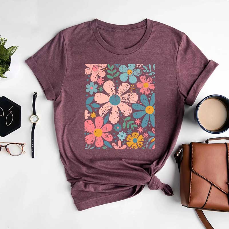 Boho Wildflowers Boho Summer T-Shirt