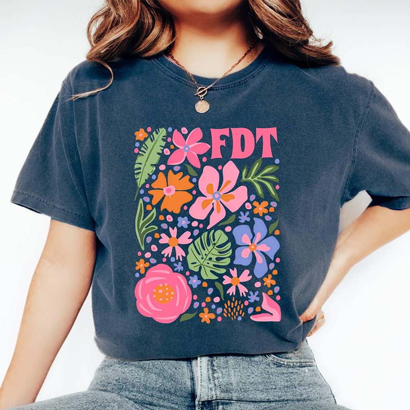 Subtle Anti Trump Protest Flower T-Shirt
