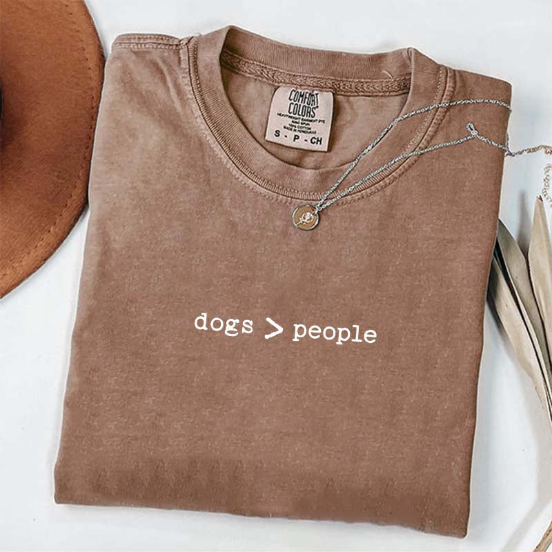 Dogs > People T-Shirt