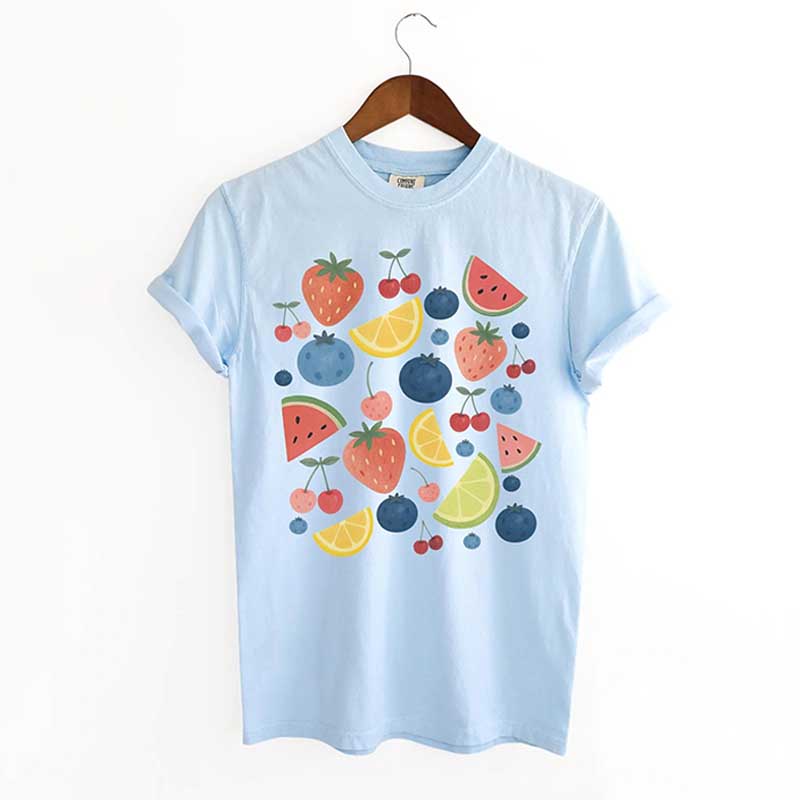 Summer Fruit Time Tropical Vacation T-Shirt