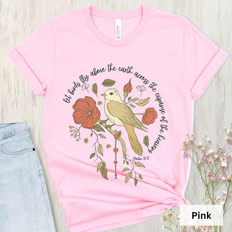 Inspirational Saying Religious Bird T-Shirt