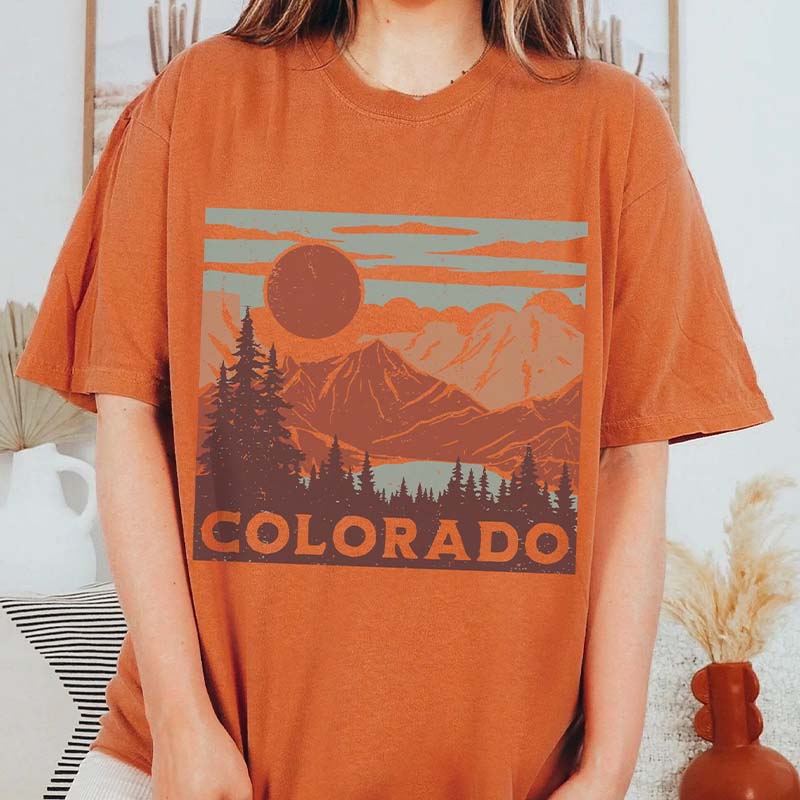 Colorado Graphic Rocky Mountains T-Shirt