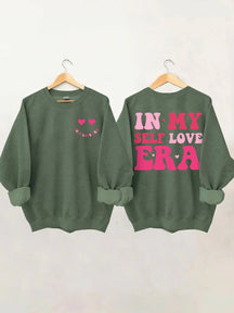 In My Self Love ERA 2-sided Printed Sweatshirt