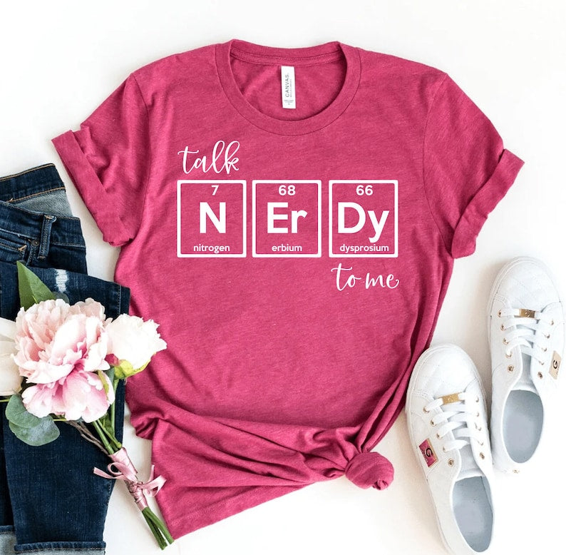 Talk Nerdy To Me T-shirt Book Lover Shirt