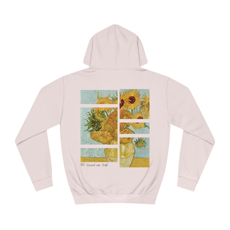 Sonnenblumen Hoodie Vincent Van Gogh Art Retro Vintage Hoodie