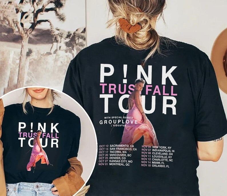 P!nk Trustfall Tour 2023 T-Shirt P!nk Summer Carnival Tour Shirt