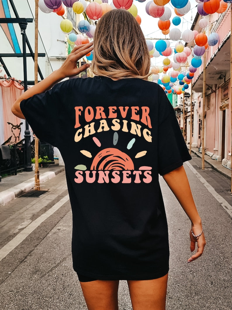 Comfort Colors Retro Sunsets Summer T-Shirt