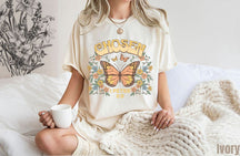 Boho Floral Butterfly T-Shirt Select Peter Shirt