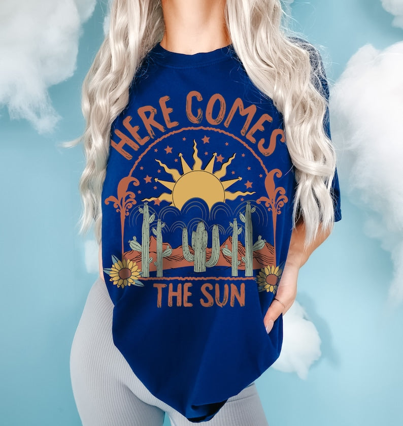 Voici la chemise Hippie de style rétro Sun