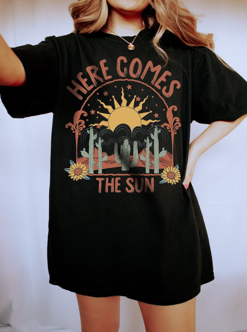 Voici la chemise Hippie de style rétro Sun