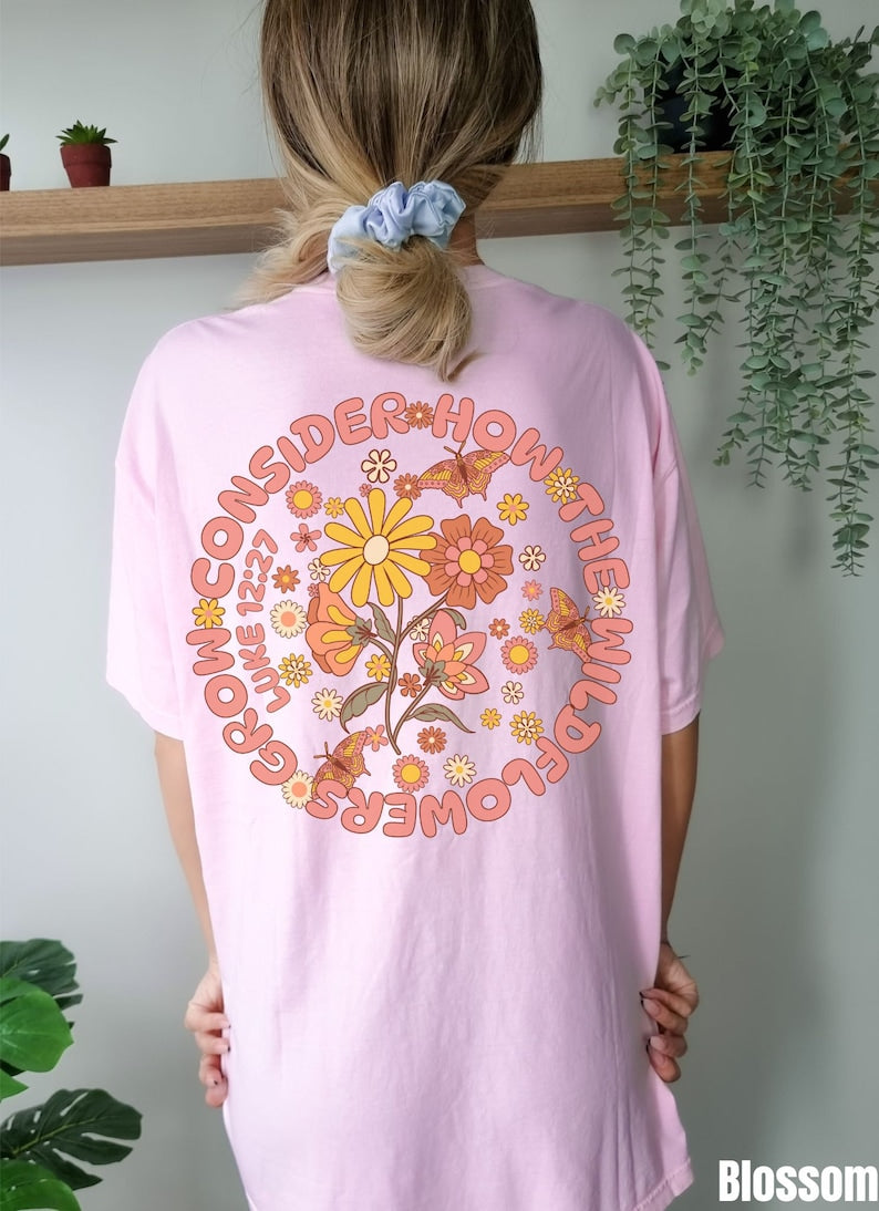 Boho Women Trendy Comfort Color Tshirt