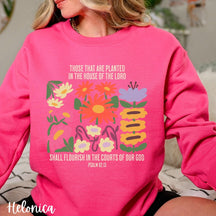 Flower Sweatshirt Gift For Plant Lover