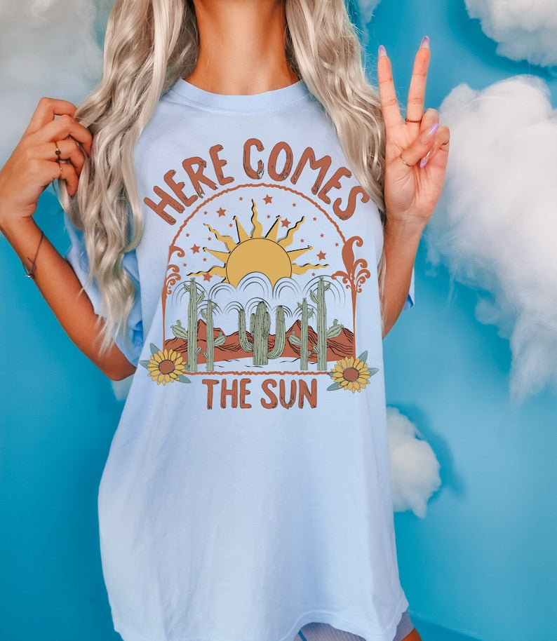 Voici la chemise Hippie de style rétro Sun