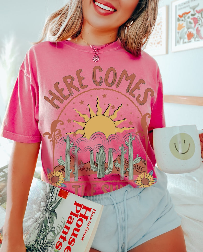 Voici la chemise Hippie de style rétro Sun