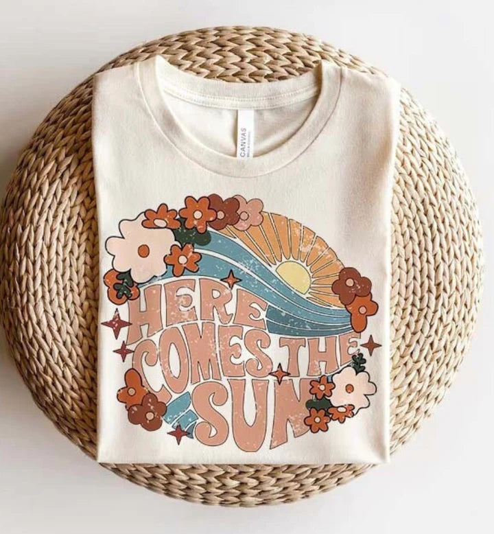 Here Comes The Sun Printed T-shirt