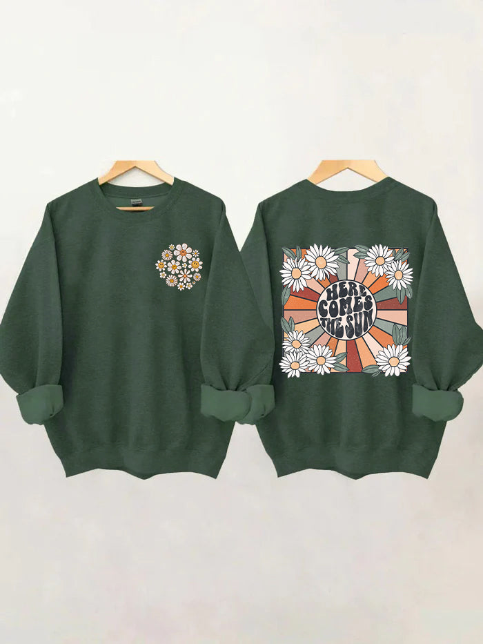 Hier kommt das Sun Boho Sweatshirt