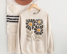 Bohemian Floral Unisex Wildflower Sweatshirt