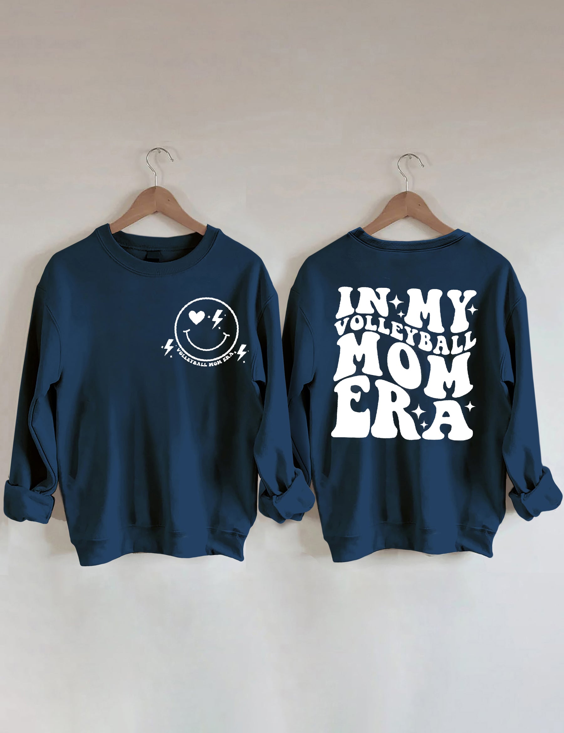 Dans mon Volleyball Mom Era Sweatshirt
