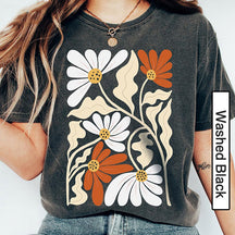 Boho Wildflowers Aesthetic Lover T-Shirt
