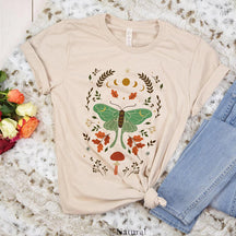 Butterfly Botanical Mushroom T-shirt