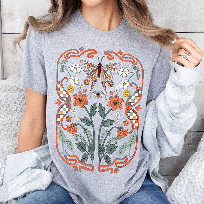 Art Wildflowers Floral Nature T-Shirt