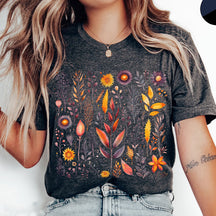 Vintage Wildflowers Botanical Gift T-Shirt